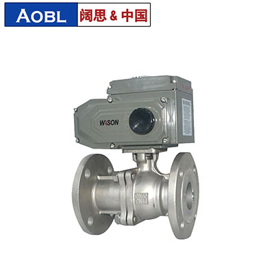不銹鋼球閥，法蘭球閥，國產AOBL電動球閥-上海闊思電子有限公司官網