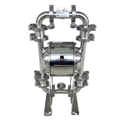 固德牌衛生級隔膜泵QBW3系列不銹鋼食品氣動/電動隔膜泵QBW3-25